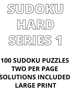 100_Sudoku_Hard Series 1