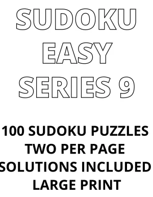 100_Sudoku_Easy_Series 9