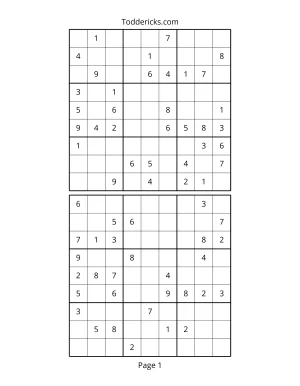 Sudoku EasyPuzzles